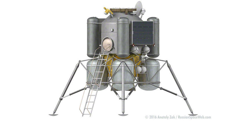 Illustration for article titled Así es el nuevo módulo que Rusia está desarrollando para llevar cosmonautas a la Luna